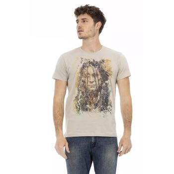 Printed Round Neck T-Shirt L Men