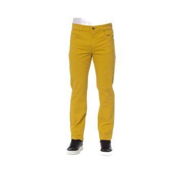 Trussardi Jeans Men's Yellow Cotton Jeans & Pant - W30 US