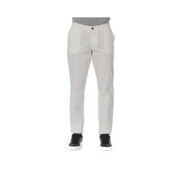 Trussardi Jeans Men's White Cotton Jeans & Pant - W46 US