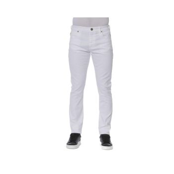 Trussardi Jeans Men's White Cotton Jeans & Pant - W32 US