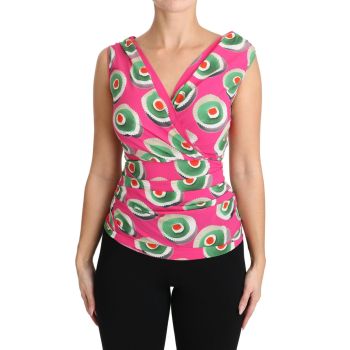 Gorgeous Dolce & Gabbana Sleeveless Top with Sicilian Cake Print 40 IT Women