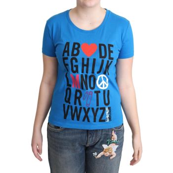 New Moschino Alphabet Print Tee 42 IT Women