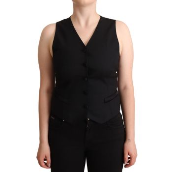 Gorgeous Dolce & Gabbana Vest Top with Button Fastening 36 IT Women