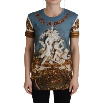 Stunning Dolce & Gabbana DG Logo Angel Print Top 36 IT Women