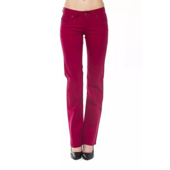 Ungaro Fever Women's Red Cotton Jeans & Pant - W28 US