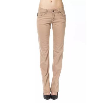 Ungaro Fever Women's Beige Cotton Jeans & Pant - W28 US