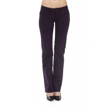 Ungaro Fever Women's Purple Cotton Jeans & Pant - W30 US