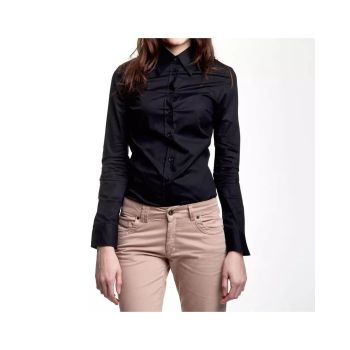 Ungaro Fever Women's Black Cotton Shirt - XL