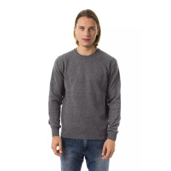 Embroidered Crew Neck Sweater XL Men