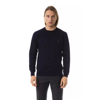 Embroidered Extrafine Wool Merinos Sweater XS Men