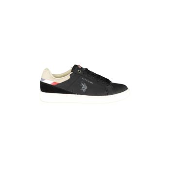 US POLO ASSN Men's Black Polyester Sneaker - 41 EU