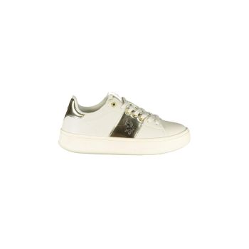 US POLO ASSN Women's Beige Polyester Sneaker - 35 EU