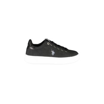 US POLO ASSN Women's Black Polyester Sneaker - 35 EU