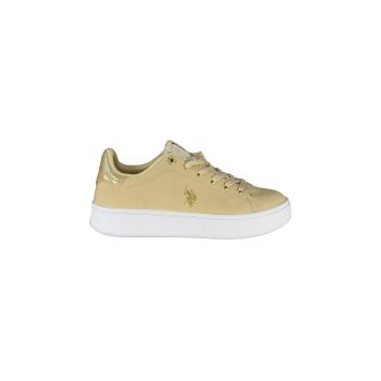 US POLO ASSN Women's Beige Polyester Sneaker - 36 EU