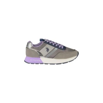 US POLO ASSN Women's Gray Polyester Sneaker - 36 EU