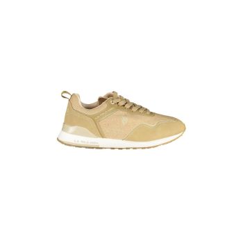 US POLO ASSN Men's Beige Polyester Sneaker - 43 EU