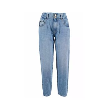 High-waisted Regular Fit Womens Jeans with Ruined Detail W27 US Women