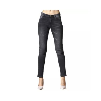 Womens Black Wash Five-Pocket Jeans W26 US Women