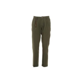 Yes Zee Men's Green Cotton Jeans & Pant - W33 US