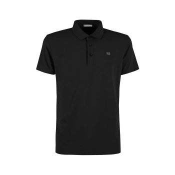 Yes Zee Men's Black Cotton Polo Shirt - 2XL