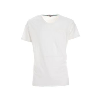 Yes Zee Men's White Cotton T-Shirt - XL