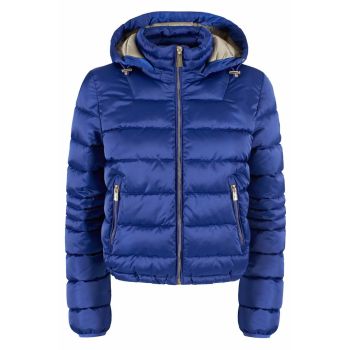 Yes Zee Short Down Jacket with Zip Closure and Hood L Women