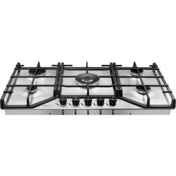 Empava Gas Cooktop 83cm Kitchen Stove 5 Burner Cook Top NG LPG Convertible in Stainless Steel