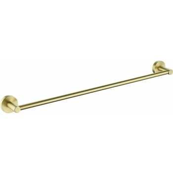 Luxurious Brushed Gold Stainless Steel 304 Towel Rack Rail - Single Bar 800mm