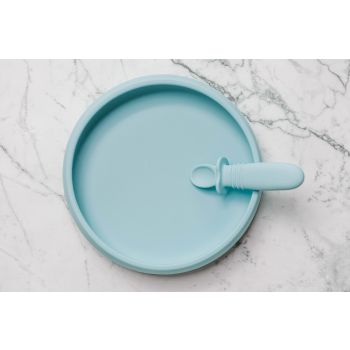 Suckie Scoop Plate - Blue Lemonade