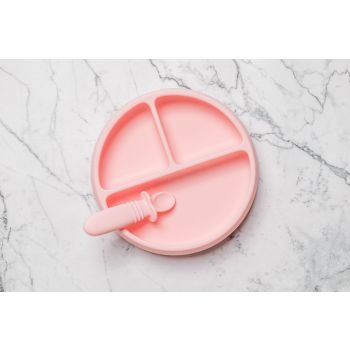 Suckie Scoop Divided Plate  - Fairy Floss