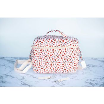 Insulated Pram Caddy - Strawberry Sundae