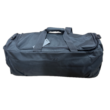 48 Litre FIB Sports Duffle Bag - Versatile and Durable Canvas Travel Companion in Black