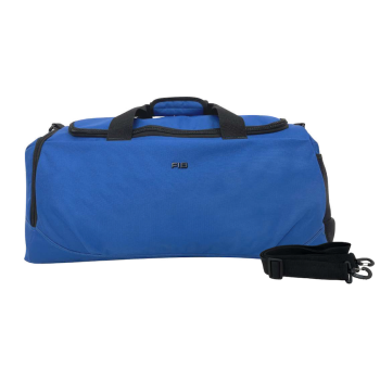 60L FIB Sports Duffle Bag Duffel Gym Canvas Travel Foldable - Blue