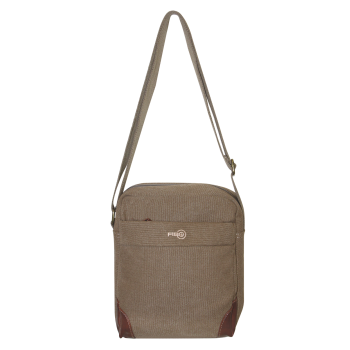 FIB Explorer Canvas Cross Body Travel Bag - Khaki