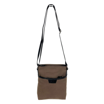 FIB Byron Canvas Sling Bag Shoulder Travel - Brown