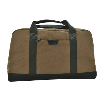 FIB Byron Cotton Canvas Overnight Bag Travel Luggage Duffle Duffel - Brown