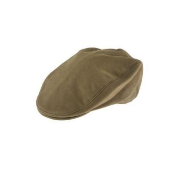 Dents Mens Moleskin Flat Cotton Cap Ivy Hat - Camel - Large