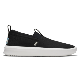 TOMS Mens Canvas Slip On Shoes Casual Sneakers Breathable Espadrilles - Black - US 10