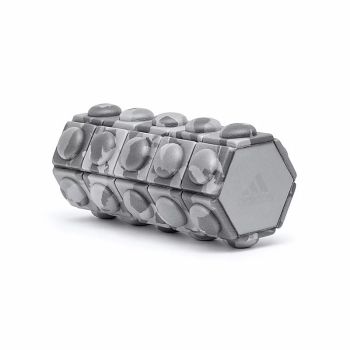 Adidas Mini Textured Foam Roller Recovery Gym Fitness Sport Physio - Grey Camo