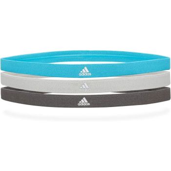 3pcs Adidas Sports Headband Hair Bands Gym Training Fitness Yoga - Black/Grey/Cyan