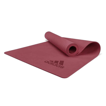 Adidas Premium Yoga Mat 5mm Exercise Training Floor Gym Fitness Pilates - Mystery Ruby