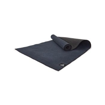 Adidas 2mm Hot Bikram Yoga Mat Pad Exercise Fitness Pilates Gym Non-Slip - Black