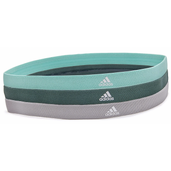 3pcs Adidas Sports Headband Hair Bands Gym Training Fitness Yoga - Grey/Green/Mint