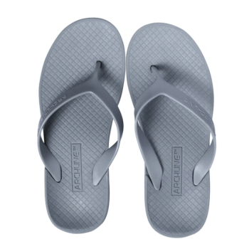 ARCHLINE Orthotic Flip Flops Thongs Arch Support Shoes Footwear - Grey - EUR 39