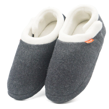 ARCHLINE Orthotic Slippers CLOSED Arch Scuffs Orthopedic Moccasins Shoes - Grey Marle - EUR 41