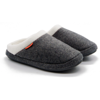 ARCHLINE Orthotic Slippers Slip On Arch Scuffs Orthopedic Moccasins - Grey Marle - EUR 35