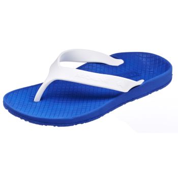 ARCHLINE Orthotic Thongs Arch Support Shoes Footwear Flip Flops Orthopedic - Blue/White - EUR 37