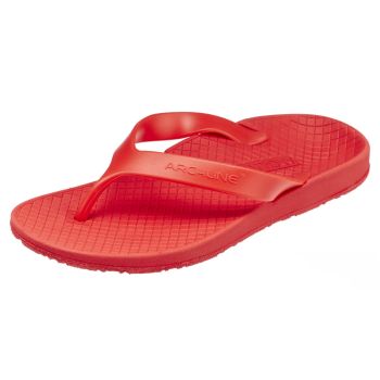 ARCHLINE Orthotic Thongs Arch Support Shoes Footwear Flip Flops Orthopedic - Red/Red - EUR 36