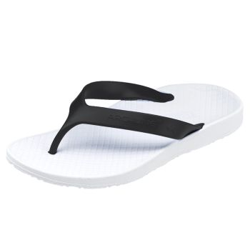 ARCHLINE Orthotic Thongs Arch Support Shoes Footwear Flip Flops Orthopedic - White/Black - EUR 41