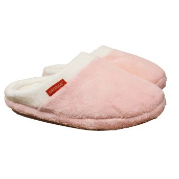 ARCHLINE Orthotic Slippers Slip On Arch Scuffs Pain Relief Moccasins - Pink - EU 35